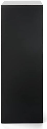 Displays2go Portable Gallery Pedestal Black Finish