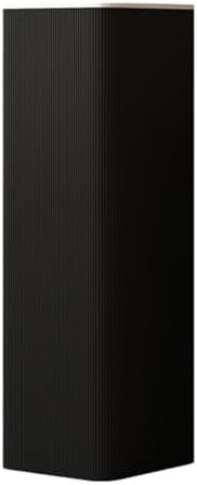 Cube Pedestal Display Stand Black 30x30x100cm