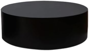Round Display Pedestal Stand Black 158x79in