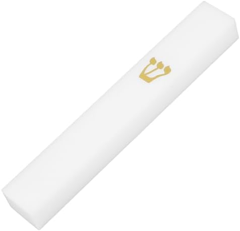 Cabilock White Decorative Resin Doorpost Craft Metal Mezuzah