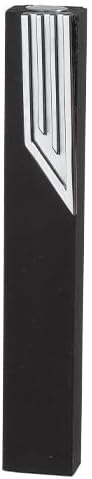Modern Aluminum Mezuzah Case Black Silver