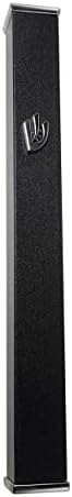 Elegant Modern Door Mezuzah Case Taupe Self Stick