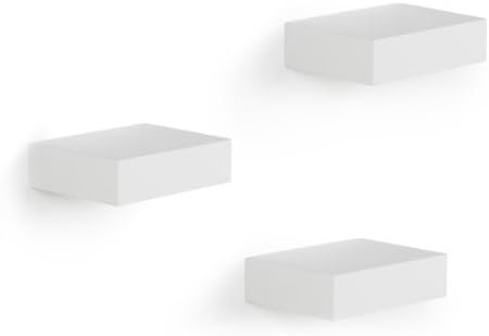 Umbra Showcase Floating Shelves Set of 3 White