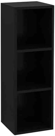 Black Square Wooden Display Pedestal Stand 30x30x90cm