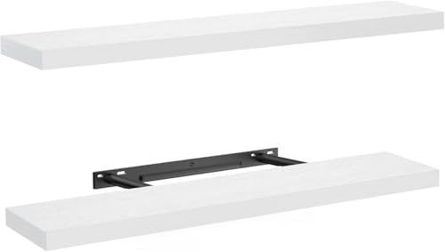 Amada Floating Shelves 32 Inch Set of 2 for Wall Storage