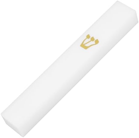 VINTORKY Elegant Black Resin Mezuzah Case