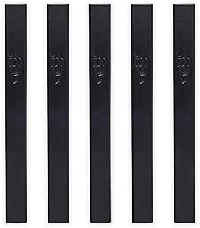 5 Pack Aluminum Mezuzah Cases with Black Mat Finish