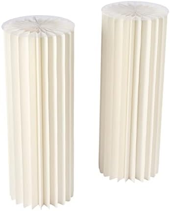 Foldable Cardboard Cylinder Stands 2pcs for Wedding Centerpieces