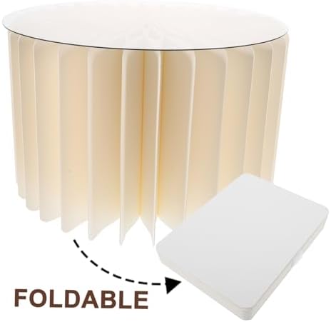 Folding Cardboard Vase Stand for Engagement Party Decor