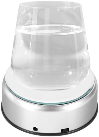 PATIKIL 45 x 35 Inch Rotating Display Stand with LED Light Base