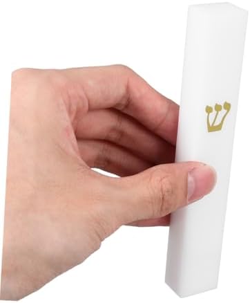 VINTORKY Elegant Black Resin Mezuzah Case