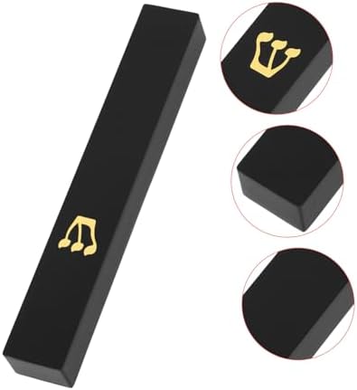 Elegant Black Resin Mezuzah Door Frame Decoration