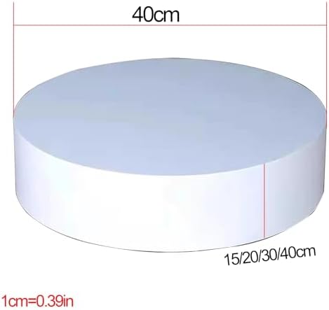 Round Display Pedestal Stand for Wedding and Event Decor
