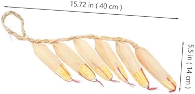 2Pcs Realistic Vegetable Corn Skewers Hanging Decor