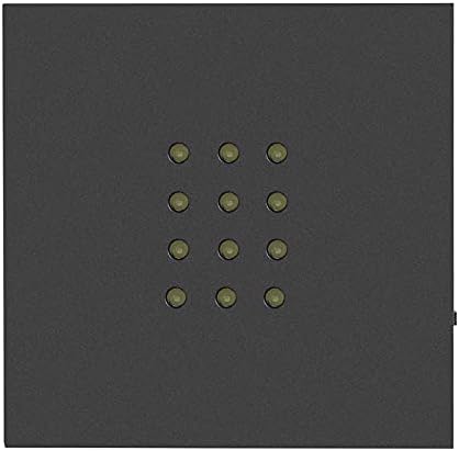 12 LED White Light Stand Base Mirror Display Pedestal Black