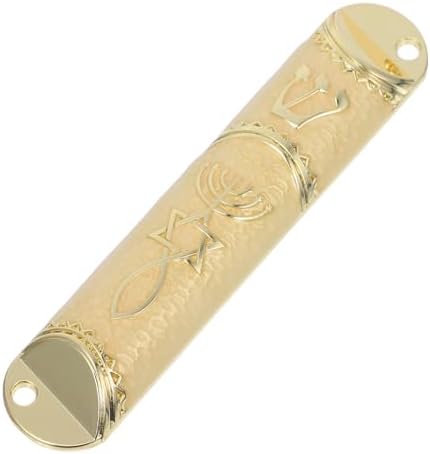 Metal Mezuzah Door Frame Decor Elegant Jewish Home Blessing