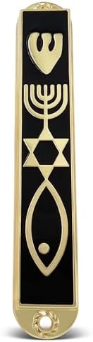 Protection Mezuzah Case with Scroll Black 35 Inch