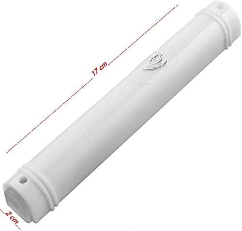 SUPER STAM Mezuzah Case Holder for 15cm Scroll Waterproof Silver
