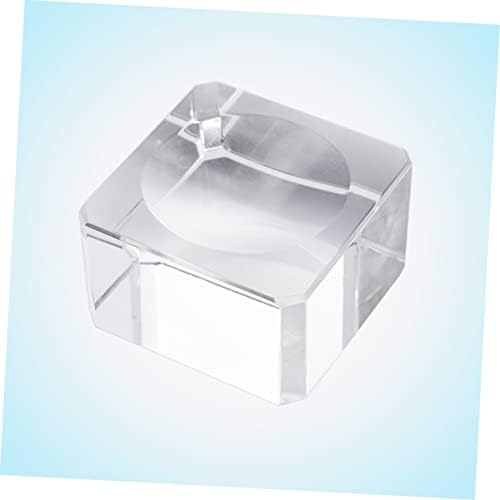 3Pcs Crystal Ball Stand with Concave Base for Displaying Round Items