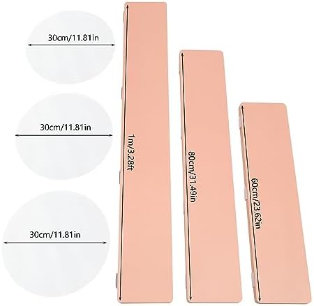 3 Pcs Foldable Paper Columns Display Pedestal Stand with PVC Boards