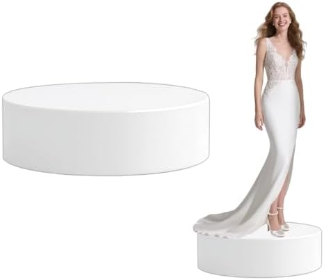 Round Display Pedestal Stands for Wedding Displays and Party Use
