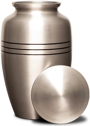 Eternal Harmony Large Silver Urn for Ashes