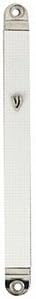 Art Judaica Mezuzah Cover White Aluminum 12cm