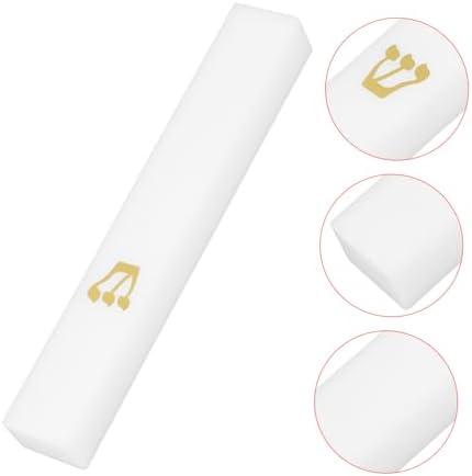 LIFKOME White Frame Resin Mezuzah Door Decor