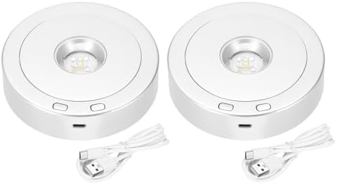 PATIKIL 45 x 35 Rotating Display Stand with LED Light
