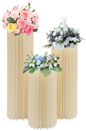 3pcs Foldable Cardboard Centerpiece Display for Parties