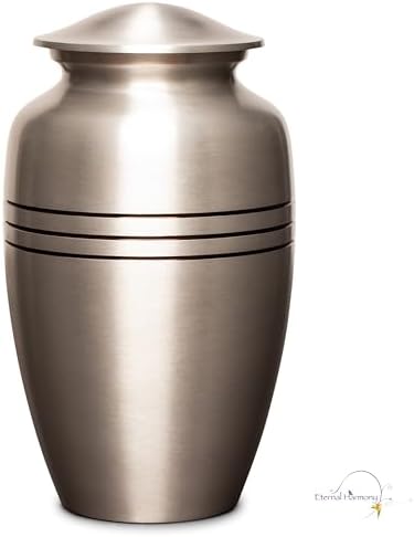 Eternal Harmony Large Silver Urn for Ashes