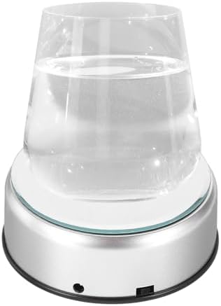PATIKIL 45 x 35 Rotating Display Stand with LED Light