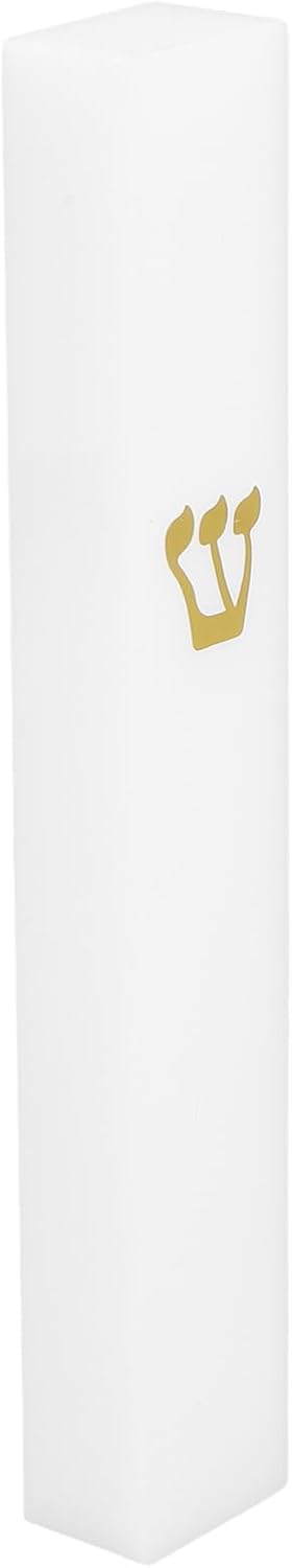 Cabilock White Decorative Resin Doorpost Craft Metal Mezuzah