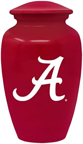 ExquisiteUrns NCAA Licensed College Team Cremation Urn - Alabama Red