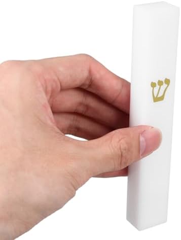 Cabilock White Decorative Resin Doorpost Craft Metal Mezuzah