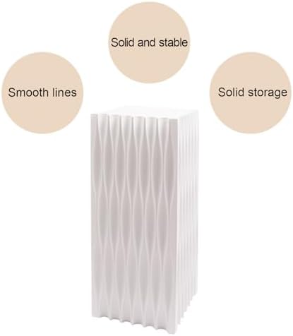 Square Pedestal Display Stand for Events Black 30x30x465cm