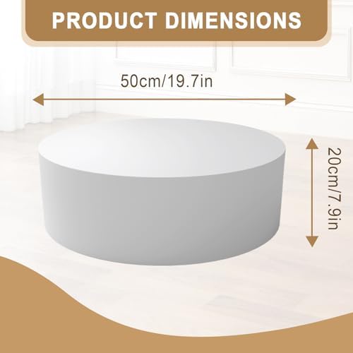 Jueraori Round Display Pedestal Stand for Jewelry and Makeup