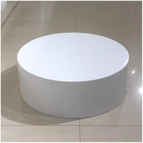 Round Display Pedestal Stand White 158x79in