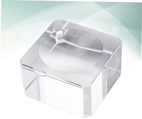 3Pcs Crystal Ball Stand with Concave Base for Displaying Round Items