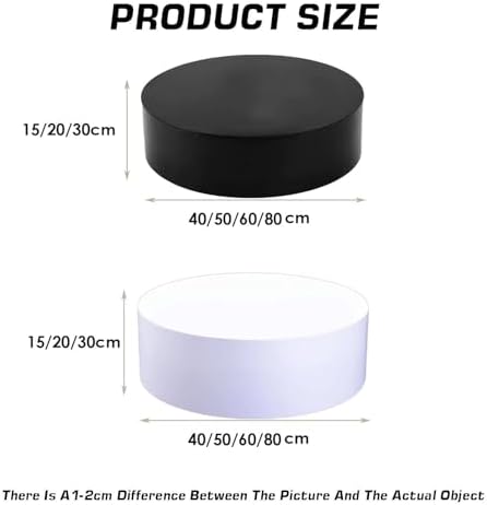 Round Display Pedestal Stand for Mannequin Photography Props 440 Lb Loading