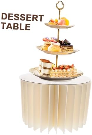 Folding Cardboard Vase Stand for Engagement Party Decor