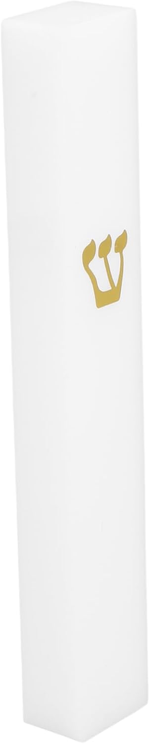 LIFKOME White Frame Resin Mezuzah Door Decor