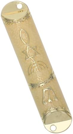 Classic Metal Mezuzah Door Blessing Decor