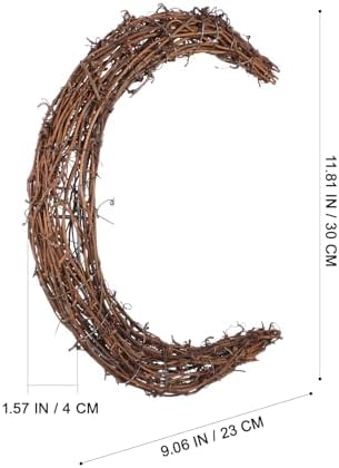 NOLITOY Natural Grapevine Wreath Hoop 1179 Inch