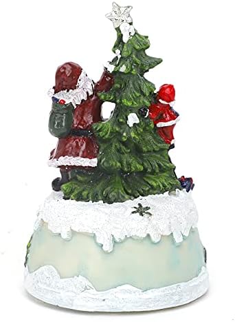 Beisto Christmas House Figurine with Light and Music