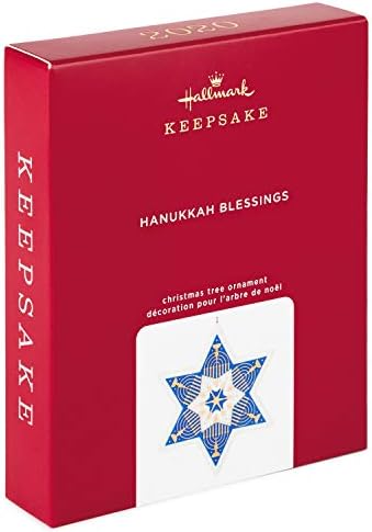 Hanukkah Blessings Star of David Ornament Multicolor