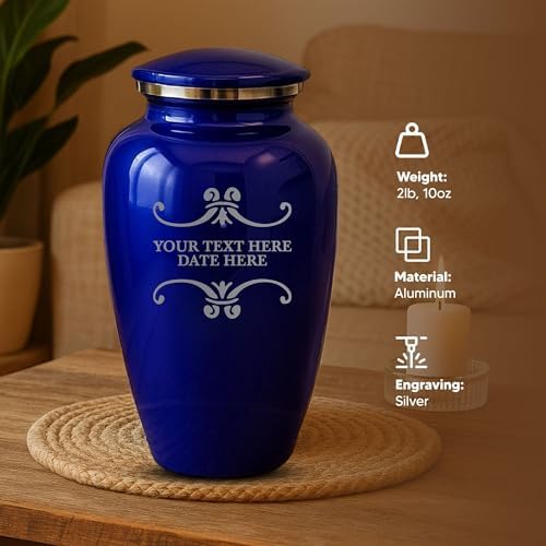 Custom Cremation Urn - Purple Splendore Series