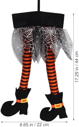 DOITOOL Halloween Witch Legs 2Pcs Plush Decoration