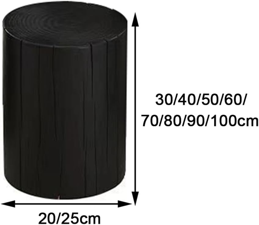 Wooden Round Cylinder Pedestal Stand for Vases and Decor