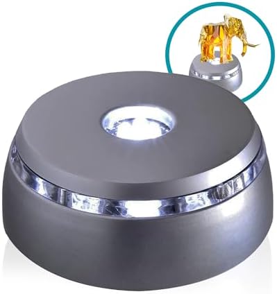4 LED Display Base for Glass Art and Crystals